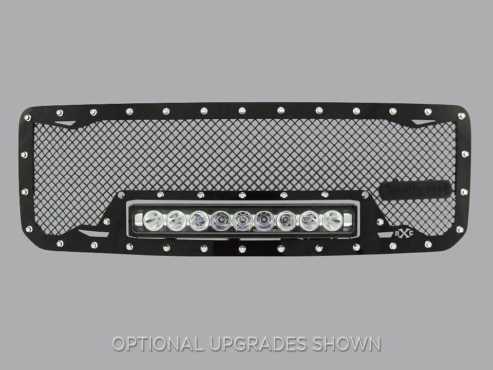 GMC Sierra 2500/2300 Grille with LED Bar (2015-2019) RC1X - RacerX Customs