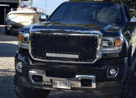GMC Denali 2500/3500 Grille with LED Bar (2007-2010) RCRX - RacerX Customs