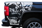 GMC Sierra Quarter Panel Wrap (2014-2017) Double Skull - RacerX Customs