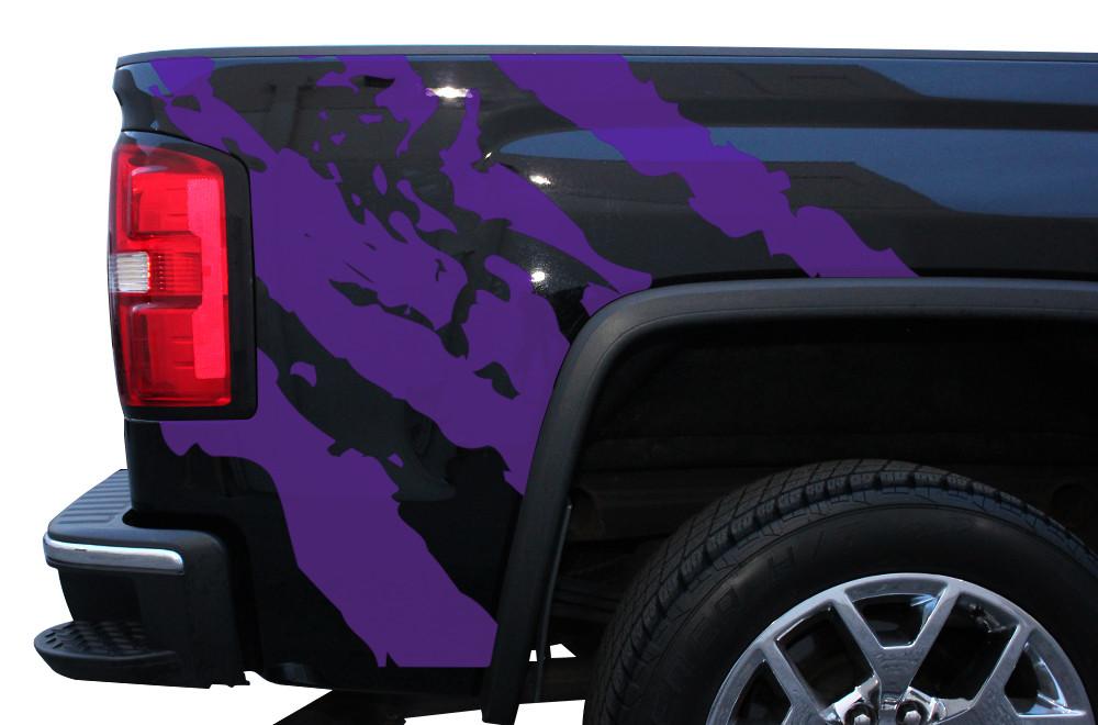 GMC Sierra Quarter Panel Wrap (2014-2017) Ripped - RacerX Customs