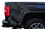 GMC Sierra Quarter Panel Wrap (2014-2017) Scream - RacerX Customs