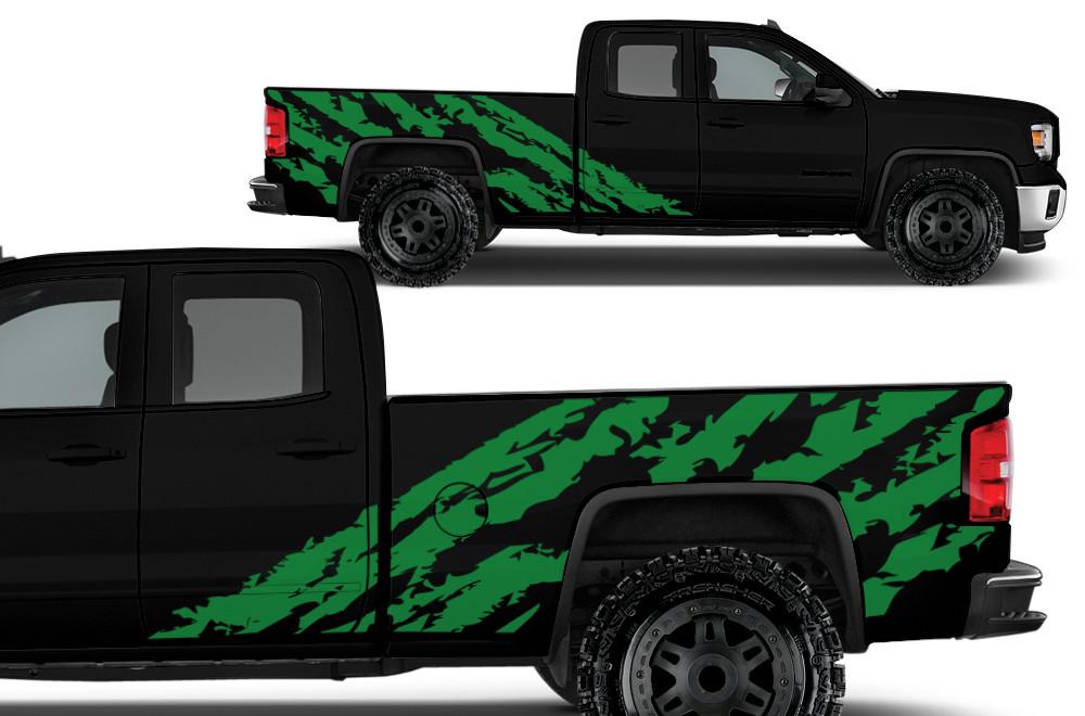 GMC Sierra Vinyl Wrap Kit (2014-2017) Shred - RacerX Customs