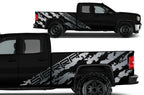 GMC Sierra Vinyl Wrap Kit (2014-2017) Sierra-Shred - RacerX Customs