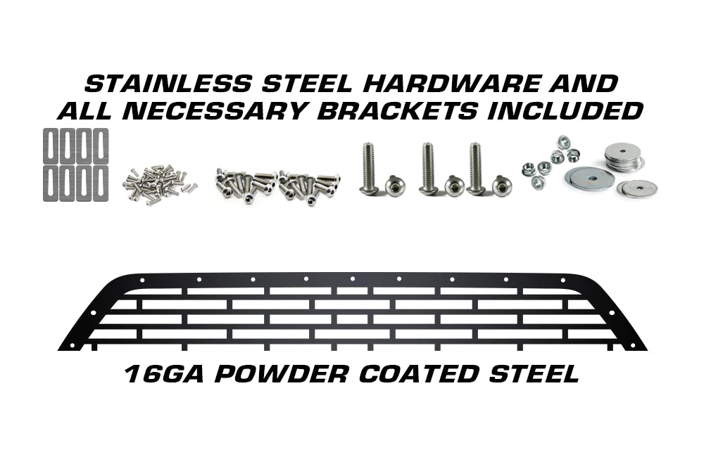 Titan Grille ('16-'19) Black Steel, V-STRIPE