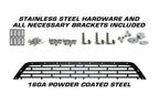 Titan Grille ('16-'19) Black Steel, TITAN with USA Flag Underlay