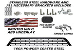 Toyota Tacoma Grille with AMERICAN FLAG-TOYOTA Logo (2018-2019) - RacerX Customs