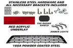 Toyota Tacoma Steel Grille with Red TRD Logo (2018-2019) - RacerX Customs