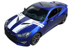 Hyundai Genesis Vinyl Stripes Kit (2013-2017) Rally Stripes - RacerX Customs