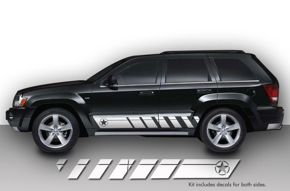 Jeep Grand Cherokee Rocker Panel Wrap Kit (2005-2010) - RacerX Customs