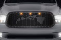 Dodge Ram Black Steel Grille ('13-'18) Hawaiian Islands with Raptor Lights