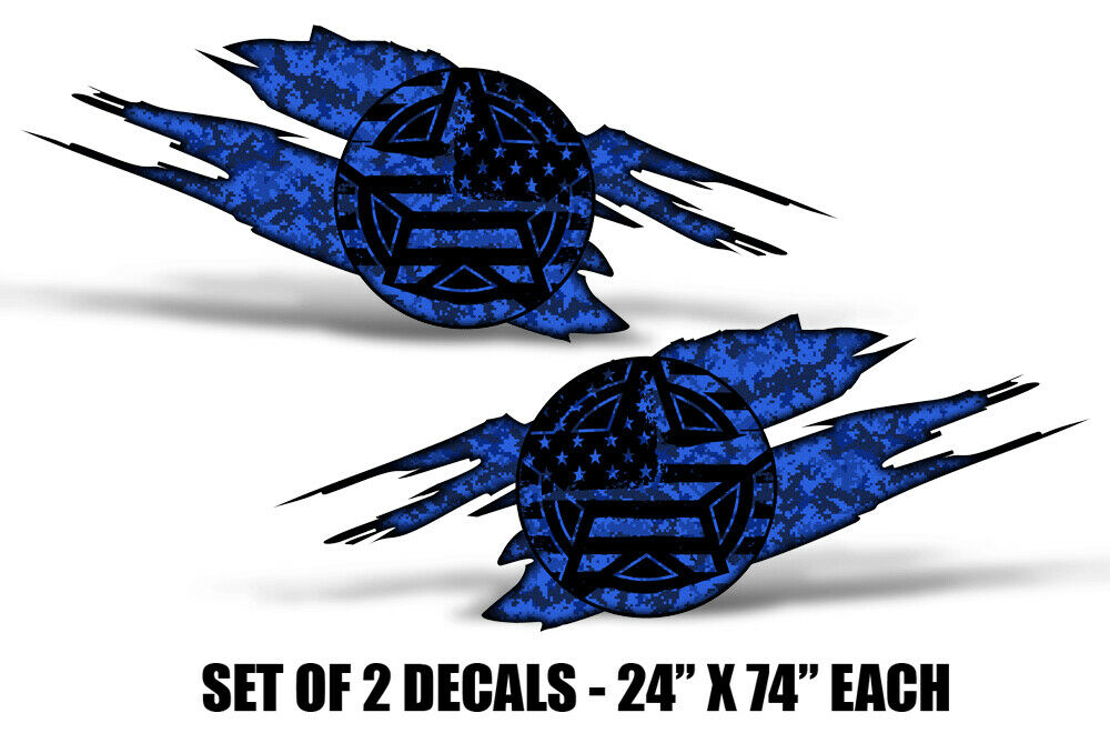 Universal Graphics for Cars, Jeeps & Trucks - ARMY STAR DIGICAMO