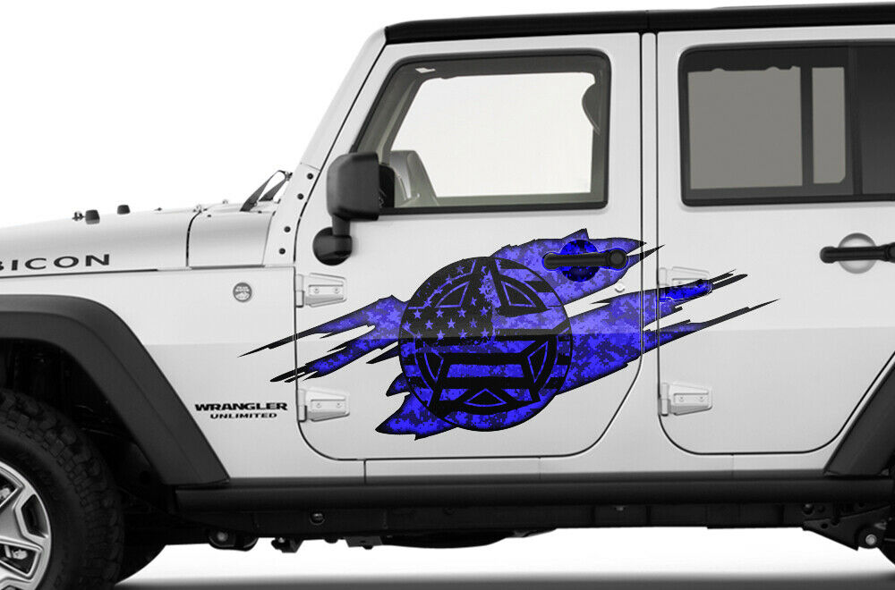 Universal Graphics for Cars, Jeeps & Trucks - ARMY STAR DIGICAMO