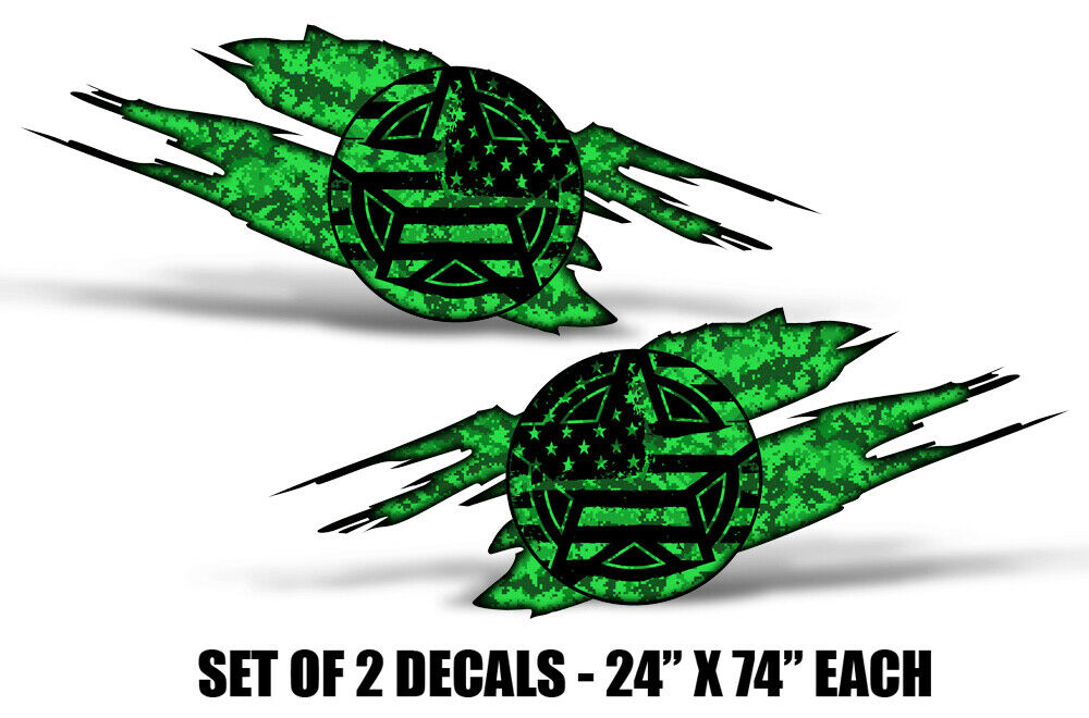 Universal Graphics for Cars, Jeeps & Trucks - ARMY STAR DIGICAMO