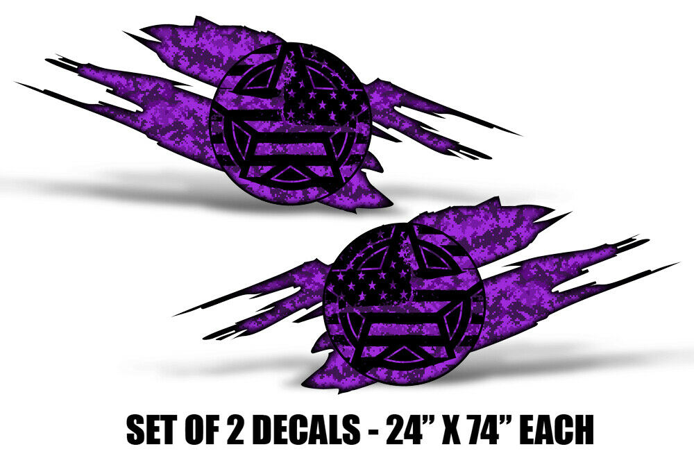 Universal Graphics for Cars, Jeeps & Trucks - ARMY STAR DIGICAMO