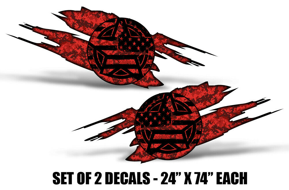 Universal Graphics for Cars, Jeeps & Trucks - ARMY STAR DIGICAMO