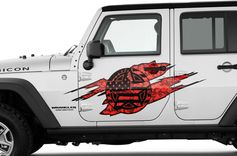 Universal Graphics for Cars, Jeeps & Trucks - ARMY STAR DIGICAMO