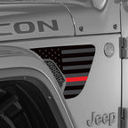 Jeep Wrangler Vent Graphics ('18-'22) Thin Red Line