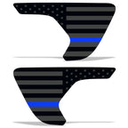 Jeep Wrangler Vent Graphics ('18-'22) Thin Blue Line - RacerX Customs | Auto Graphics, Truck Grilles and Accessories