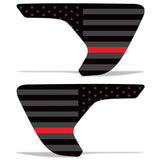 Jeep Wrangler Vent Graphics ('18-'22) Thin Red Line