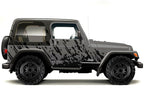 Jeep Wrangler Vinyl Wrap Kit (1999-2006) Burst - RacerX Customs
