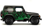 Jeep Wrangler Vinyl Wrap Kit (1999-2006) Burst - RacerX Customs