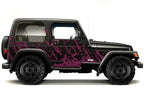 Jeep Wrangler Vinyl Wrap Kit (1999-2006) Burst - RacerX Customs