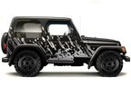 Jeep Wrangler Vinyl Wrap Kit (1999-2006) Burst - RacerX Customs