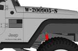 Jeep Wrangler Vinyl Decal Kit (1999-2006) Military Theme - RacerX Customs
