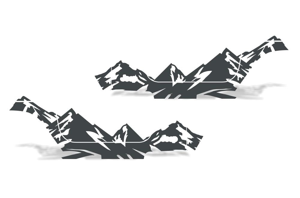 Jeep Wrangler Vinyl Wrap Kit (1999-2006) Mountains - RacerX Customs