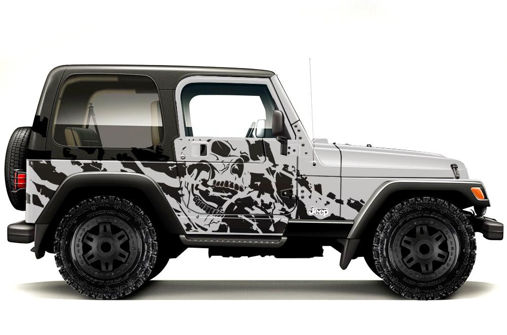 Jeep Wrangler Vinyl Wrap Kit (1999-2006) Nightmare - RacerX Customs