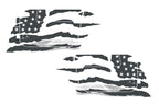 Jeep Wrangler Vinyl Wrap Kit (1999-2006) American Flag - RacerX Customs