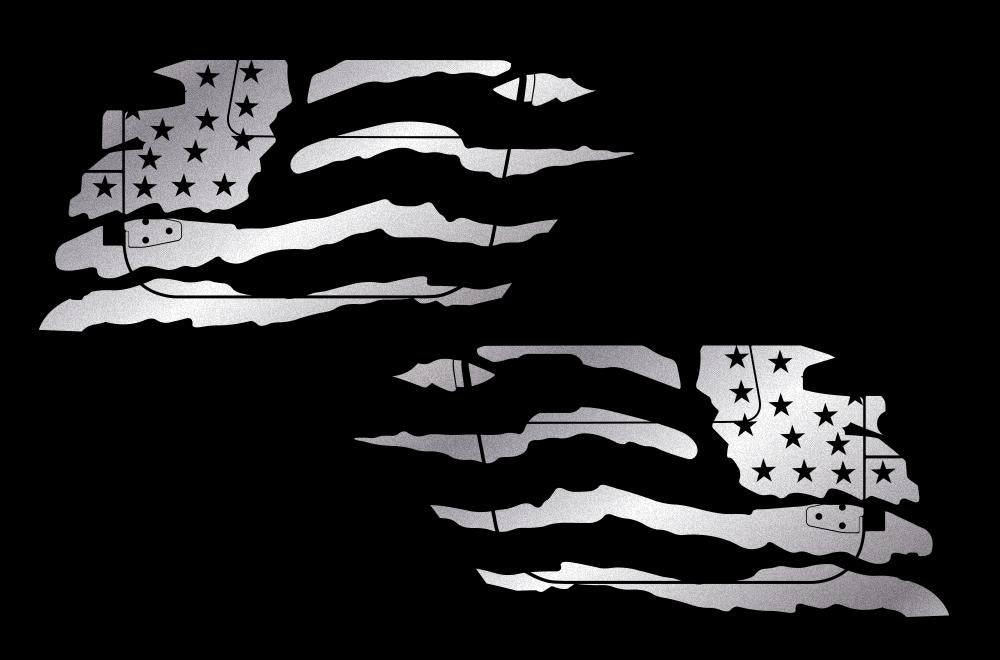 Jeep Wrangler Vinyl Wrap Kit (1999-2006) American Flag - RacerX Customs