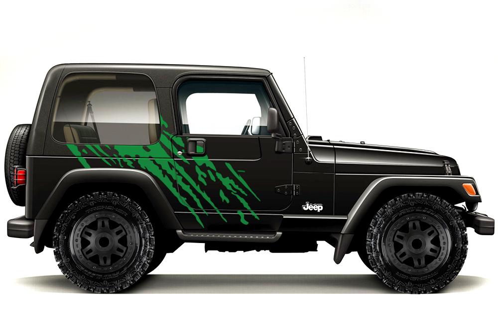 Jeep Wrangler Vinyl Wrap Kit (1999-2006) Splash - RacerX Customs