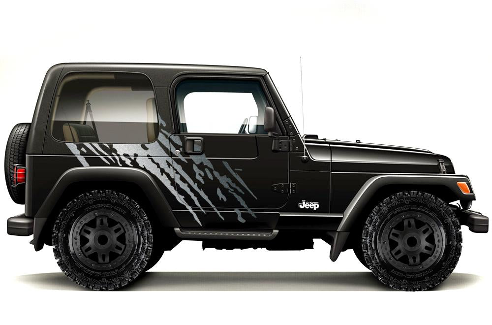 Jeep Wrangler Vinyl Wrap Kit (1999-2006) Splash - RacerX Customs