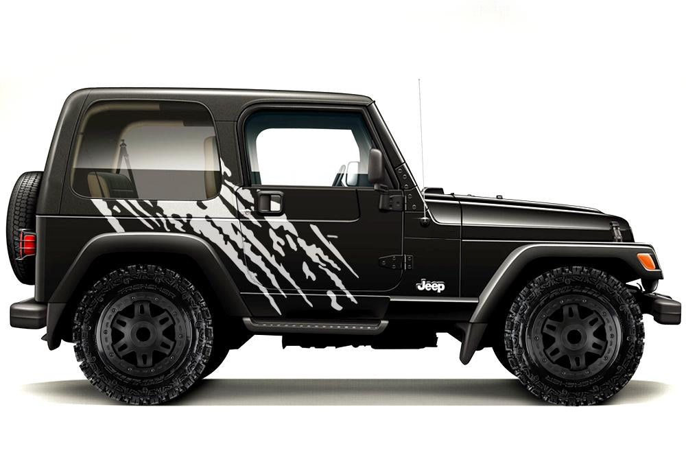 Jeep Wrangler Vinyl Wrap Kit (1999-2006) Splash - RacerX Customs