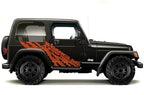 Jeep Wrangler Vinyl Wrap Kit (1999-2006) Torn - RacerX Customs