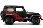 Jeep Wrangler Vinyl Wrap Kit (1999-2006) Torn - RacerX Customs