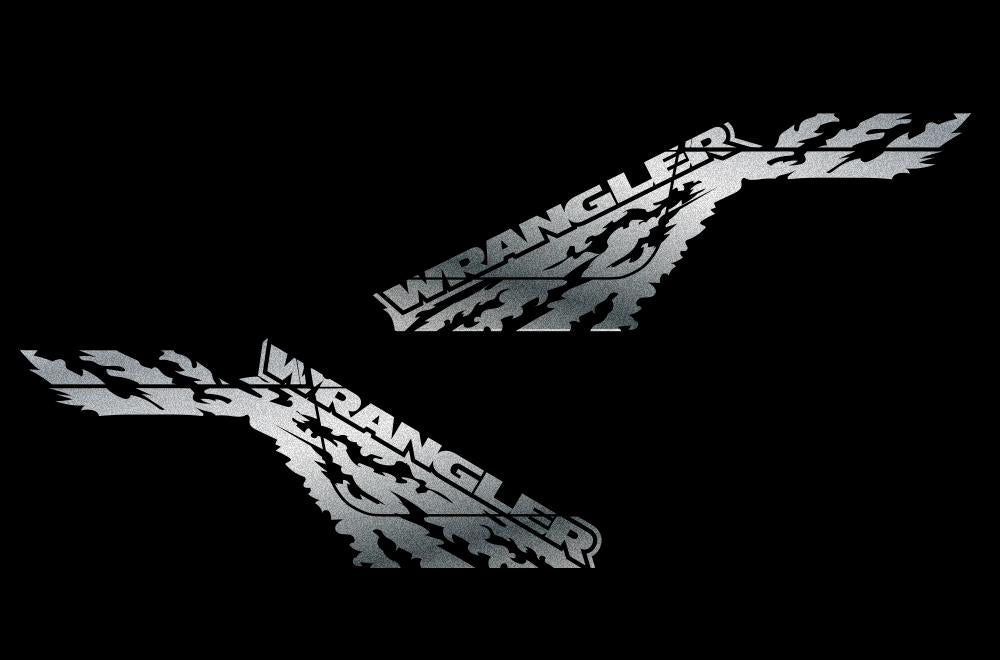 Jeep Wrangler Vinyl Wrap Kit (1999-2006) Torn - RacerX Customs