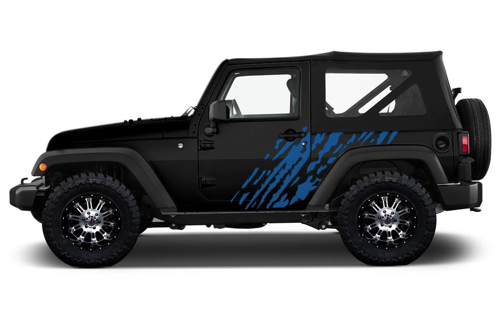 Jeep Wrangler Vinyl Wrap Kit (2007-2016) Splash - RacerX Customs