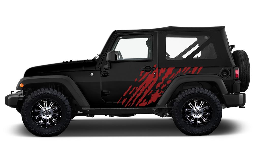 Jeep Wrangler Vinyl Wrap Kit (2007-2016) Splash - RacerX Customs