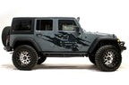Jeep Wrangler 4-Door Vinyl Wrap Kit (2007-2016) Army Star - RacerX Customs