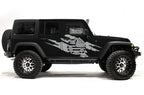 Jeep Wrangler 4-Door Vinyl Wrap Kit (2007-2016) Army Star - RacerX Customs