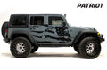 Jeep Wrangler 4-Door Vinyl Wrap (2007-2016) American Flag - RacerX Customs
