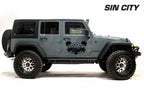 Jeep Wrangler 4-Door Vinyl Wrap Kit (2007-2016) Sin City - RacerX Customs
