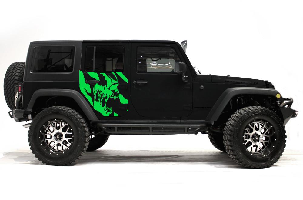 Jeep Wrangler 4-Door Vinyl Wrap Kit (2007-2016) Scream - RacerX Customs