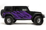 Jeep Wrangler 4-Door Vinyl Wrap Kit (2007-2016) Shred - RacerX Customs