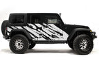 Jeep Wrangler 4-Door Vinyl Wrap Kit (2007-2016) Shred - RacerX Customs