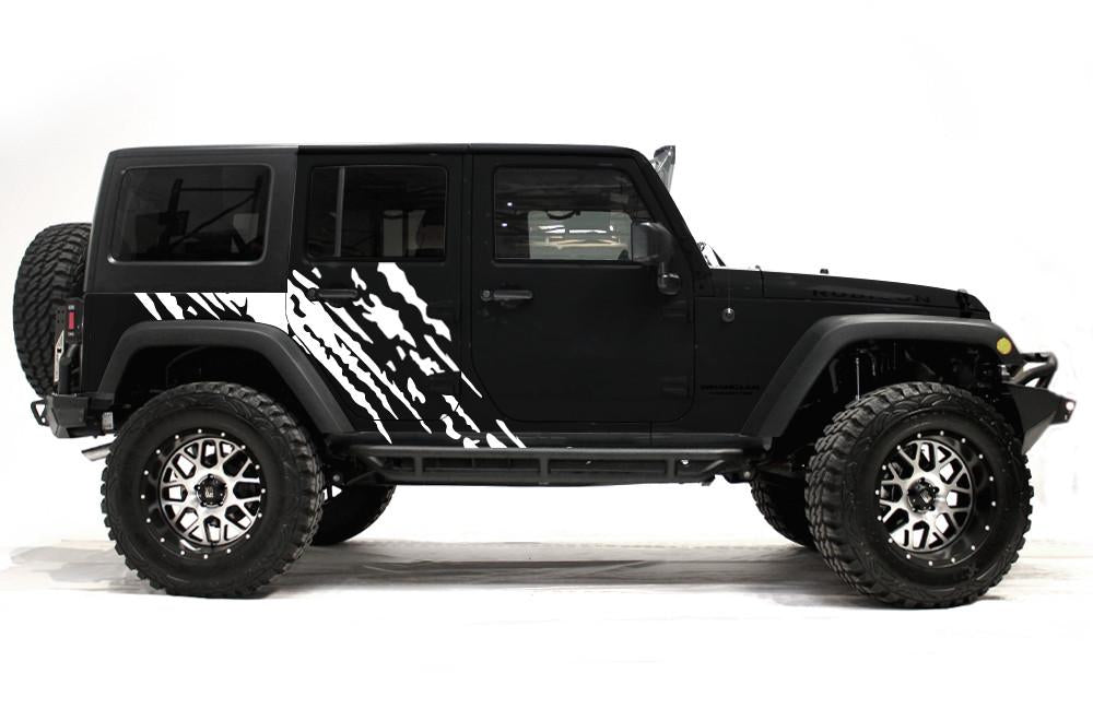 Jeep Wrangler 4-Door Vinyl Wrap Kit (2007-2016) Splash - RacerX Customs