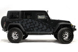 Jeep Wrangler 4-Door Vinyl Wrap Kit (2007-2016) Tire Tracks - RacerX Customs