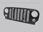 Jeep Wrangler Custom Grille with LED Light Bars (2007-2017) RCJK - RacerX Customs